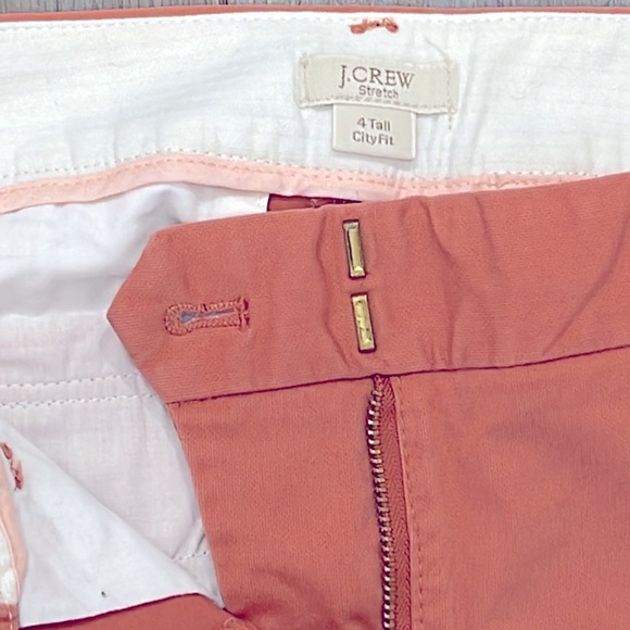 J.Crew City Fit Stretch Pant Size 4 Tall - Picture 5 of 9